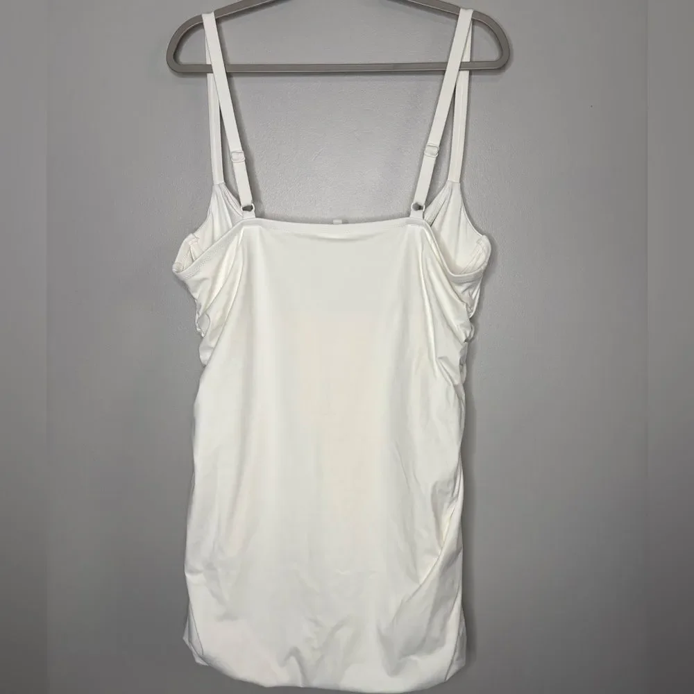 SKIMS Sculpting Ruched One Piece Swimdress NWT